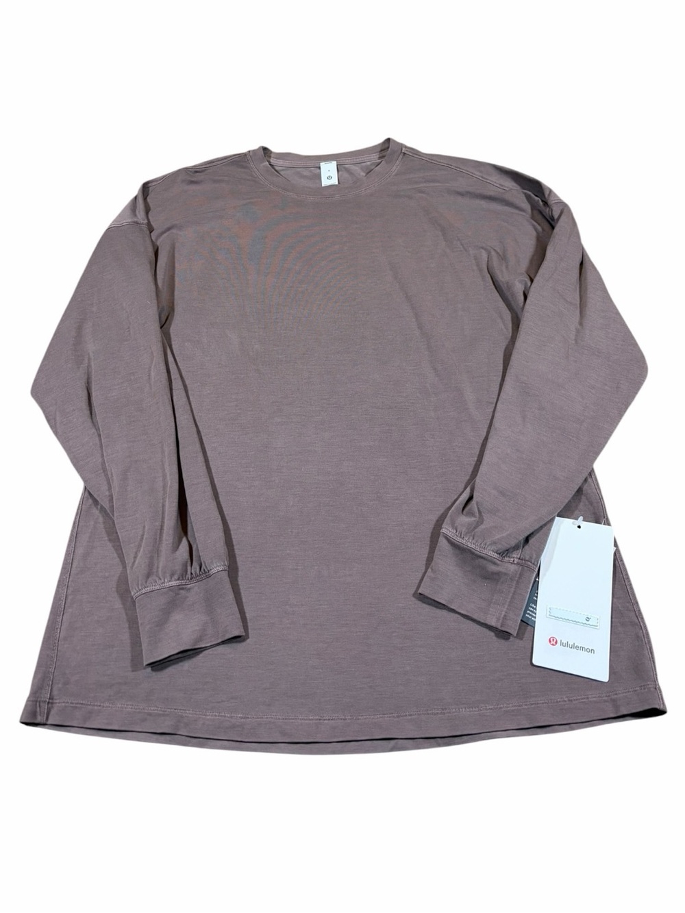 NWT Lululemon Easy Set Relaxed Long Sleeve *Wash (Dilute Wash Twig) Size 6